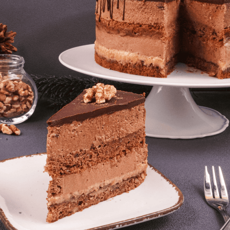 Walnuss Rum Torte
