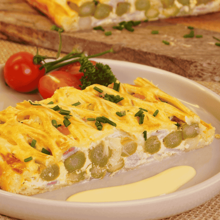 Blätterteig-Spargel-Strudel