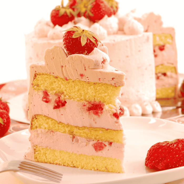 Erdbeer-Holundermousse Torte