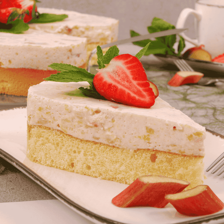 Erdbeer-Rhabarber-Torte