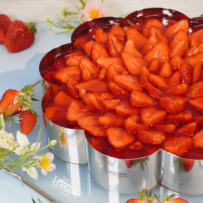Erdbeertorte mit Schokobiskuit