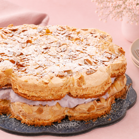Heidelbeer-Schmand Torte mit Baiser
