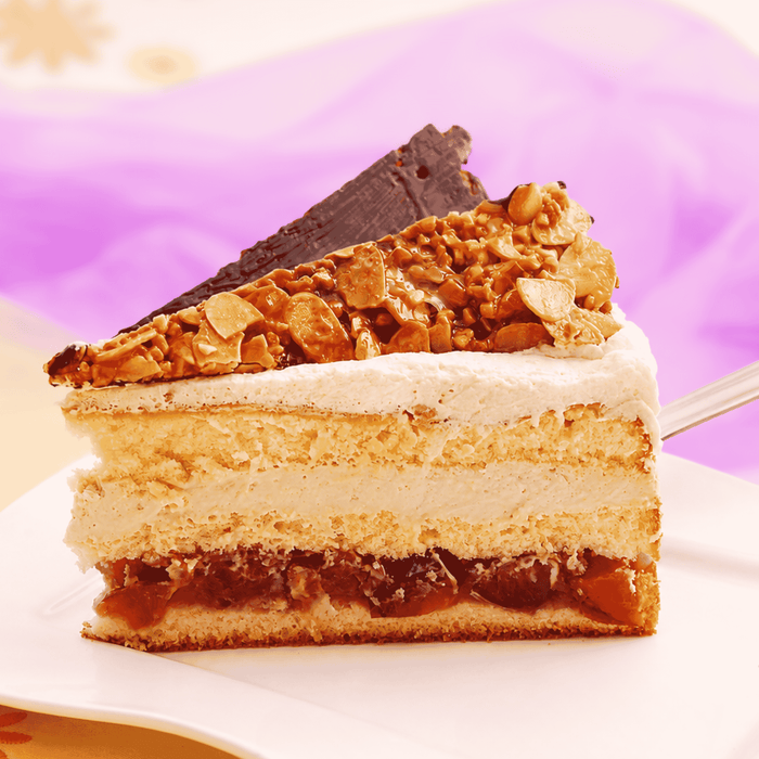 Pflaumen Cremetorte