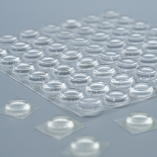 Noppen für Glasplatten