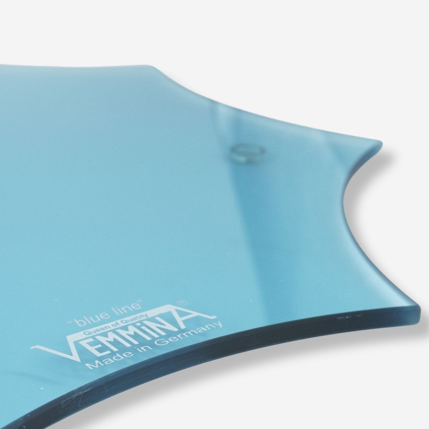 Cornwall Kuchenplatte in Sternform, blau, 34 cm, hochwertiges Glas, Made in Germany.