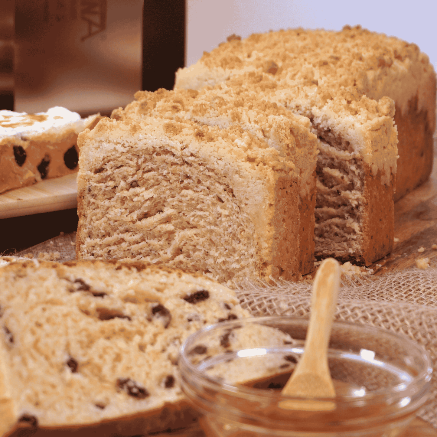 Brot-Set + 1 Pinsel Set blau gelb gratis